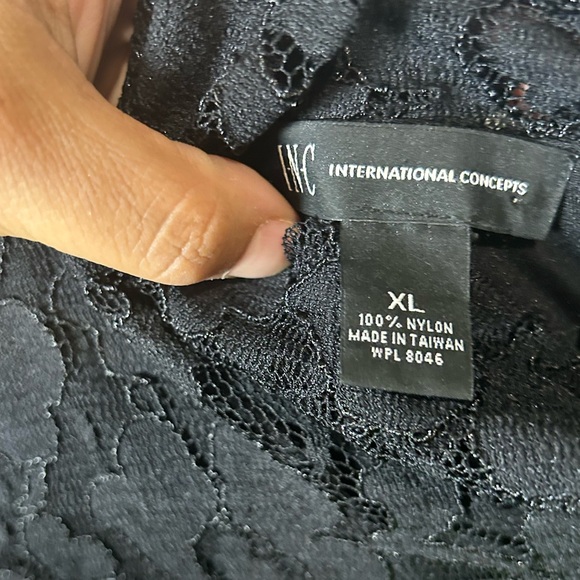 INC Black Lace Dress - Picture 3 of 5